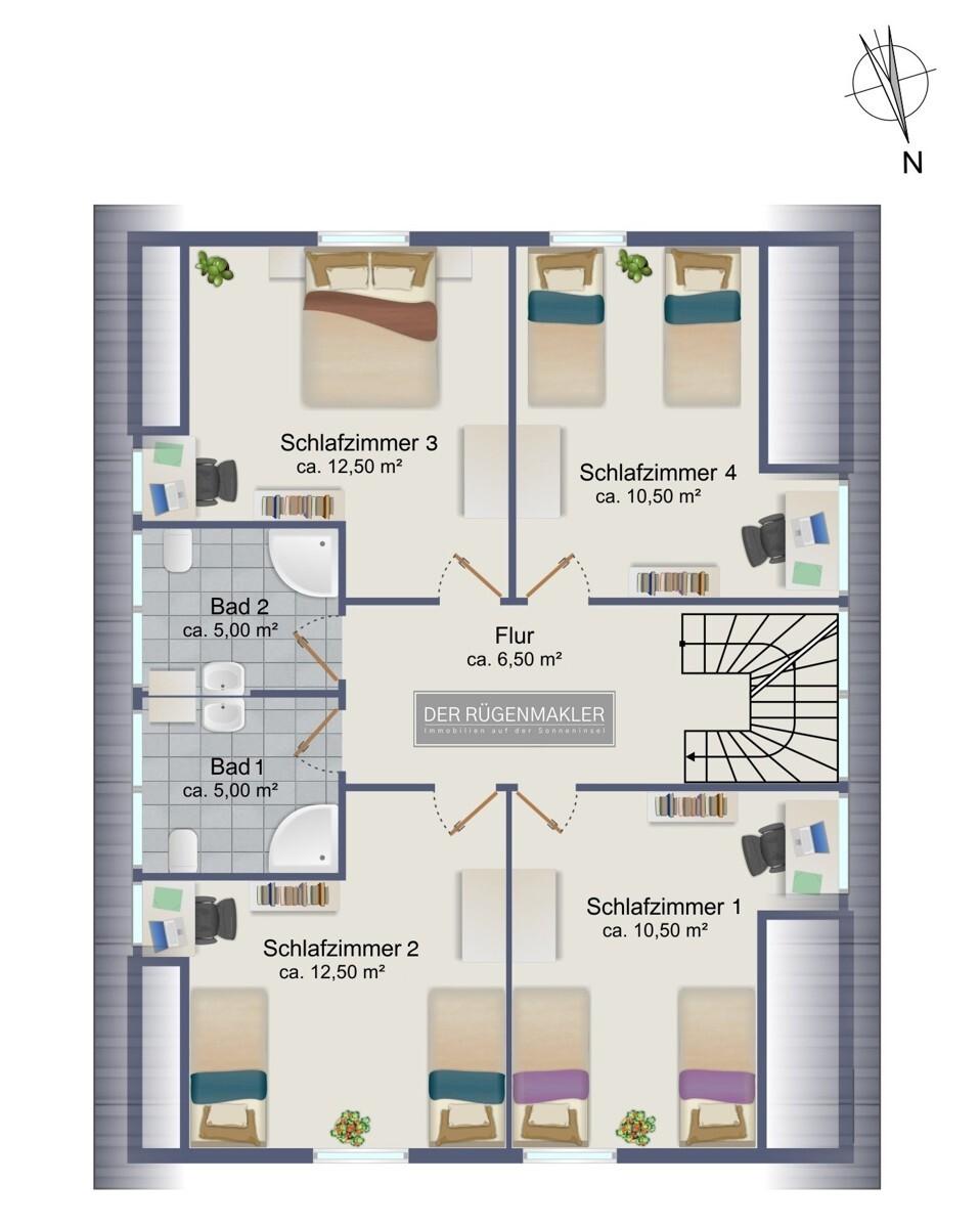 Grundriss Obergeschoss